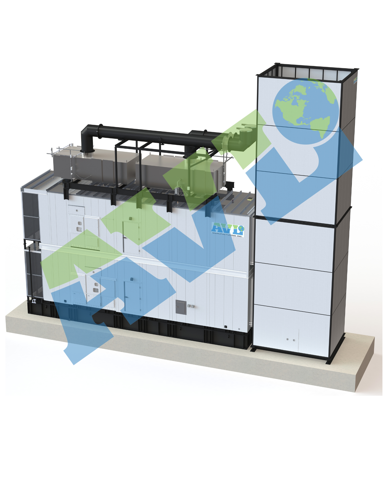 AVL Double Stack IAD285 Rendering Watermarked Hyperscale Data Center Solutions